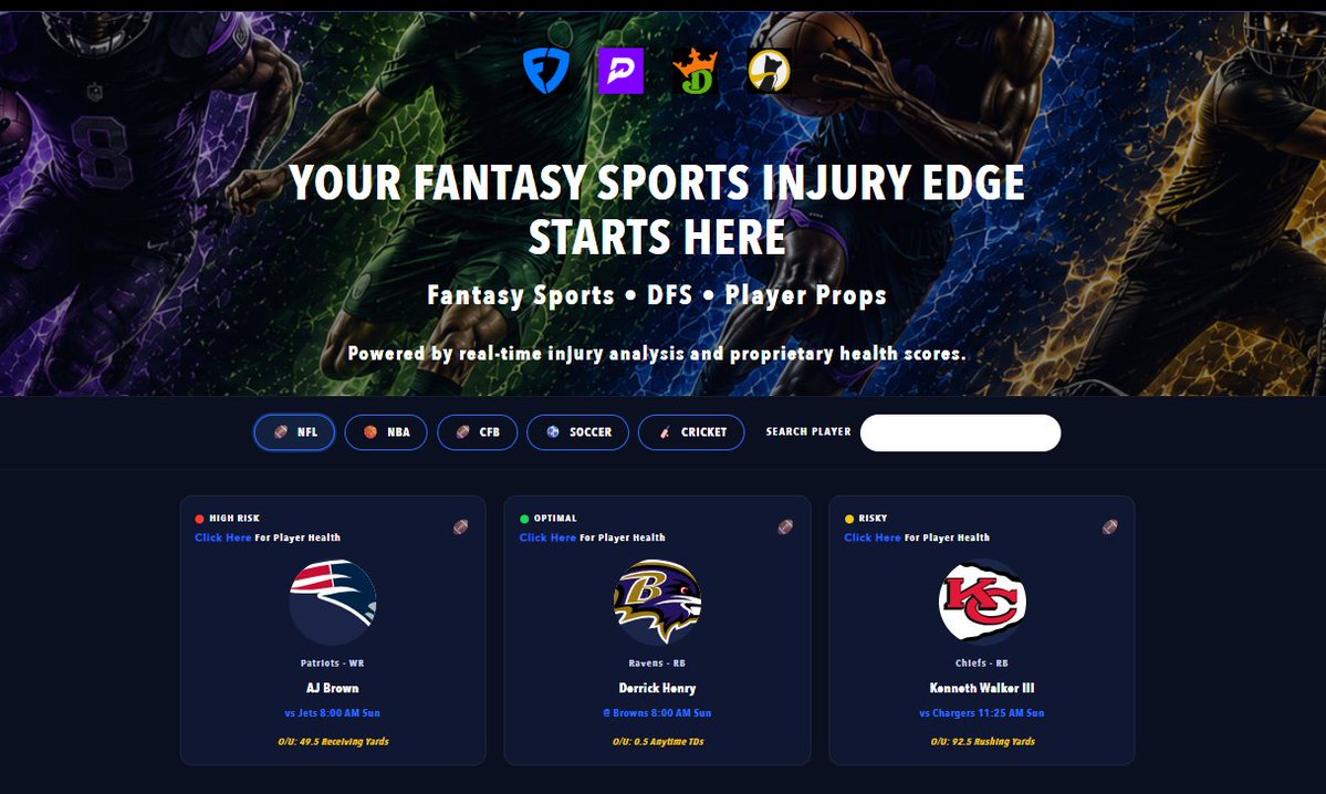 InsideInjuries's tweet photo. Will AJ Brown get over 49.5 yards?

Use our FREE DATA to make winning #NFLPicks this week!
https://t.co/n1ZXwWkiM0 https://t.co/fAmZXAPZYr