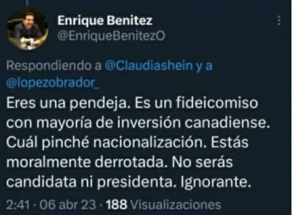 Monicao2712's tweet photo. 🚨LO QUE NOS FALTABA! 
DINOSAURIO DEL #PRI VA POR CANDIDATURA DE MORENA! 🤦‍♀️
¡Vean nada más! ¡Qué asquerosidad!
Luis Enrique Benítez Ojeda, @EnriqueBenitezO con 30 años en el PRI, llamó “pendeja” a nuestra presidenta @Claudiashein en 2023 y aseguró que nunca sería presidenta. Hoy quiere ser candidato de @PartidoMorenaMx .

También llamó a mi presidente @lopezobrador_ el presidente que mejor trató a los delincuentes. ¡Y ahora pretende representar al movimiento que atacó!
Háganme el cabron favor!

Mientras el pueblo defendió el voto en 2018 y 2024, a los expriistas se les abren las puertas.

Morena no debe premiar el oportunismo ni reciclar a quienes insultaron a nuestro movimiento. ¡El pueblo merece respeto!
 #FueraCorruptosDeMorena 
@CitlaHM @A_MontielR