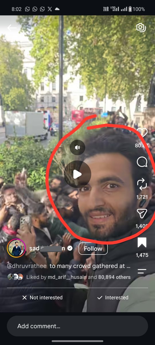 Bharatrastrsena's tweet photo. Saddam Hussain is from Pakistan and is fighting for Indian democracy in London alongside Dhruv Rathee 🤡🇵🇰 https://t.co/LvRZArG3si