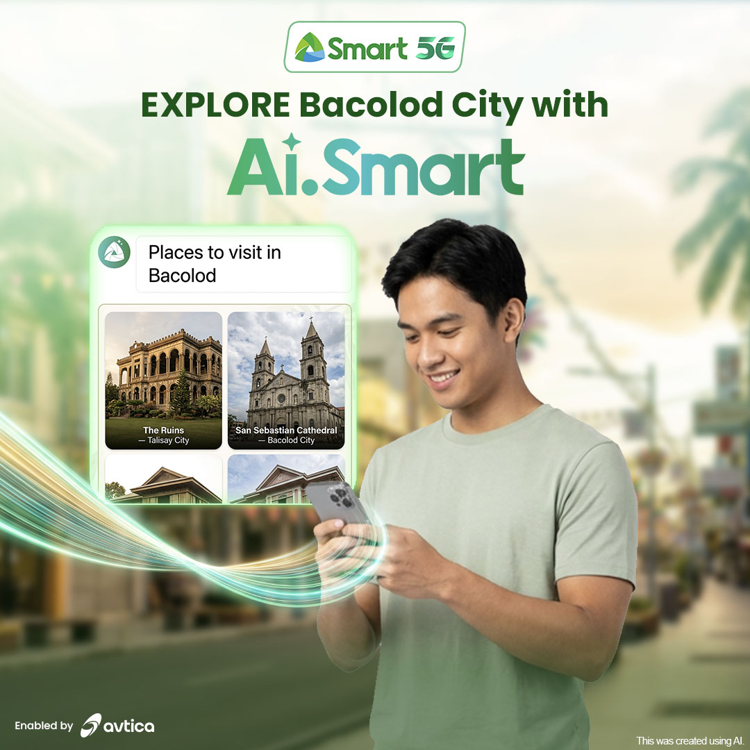 LiveSmart's tweet photo. Don’t just hear about it, try it yourself! 📱

Experience https://t.co/LflknNs1F0 firsthand at the Smart 5G Hub on Lacson Street, October 16–18, 2026. Ask it to plan your MassKara day, generate outfit ideas, or find places to explore in Bacolod, and watch it work in seconds. ⚡

Your number gets you FREE access to https://t.co/LflknNs1F0!
See you at the booth! 🎭💚

#AiSmart #MassKara2026