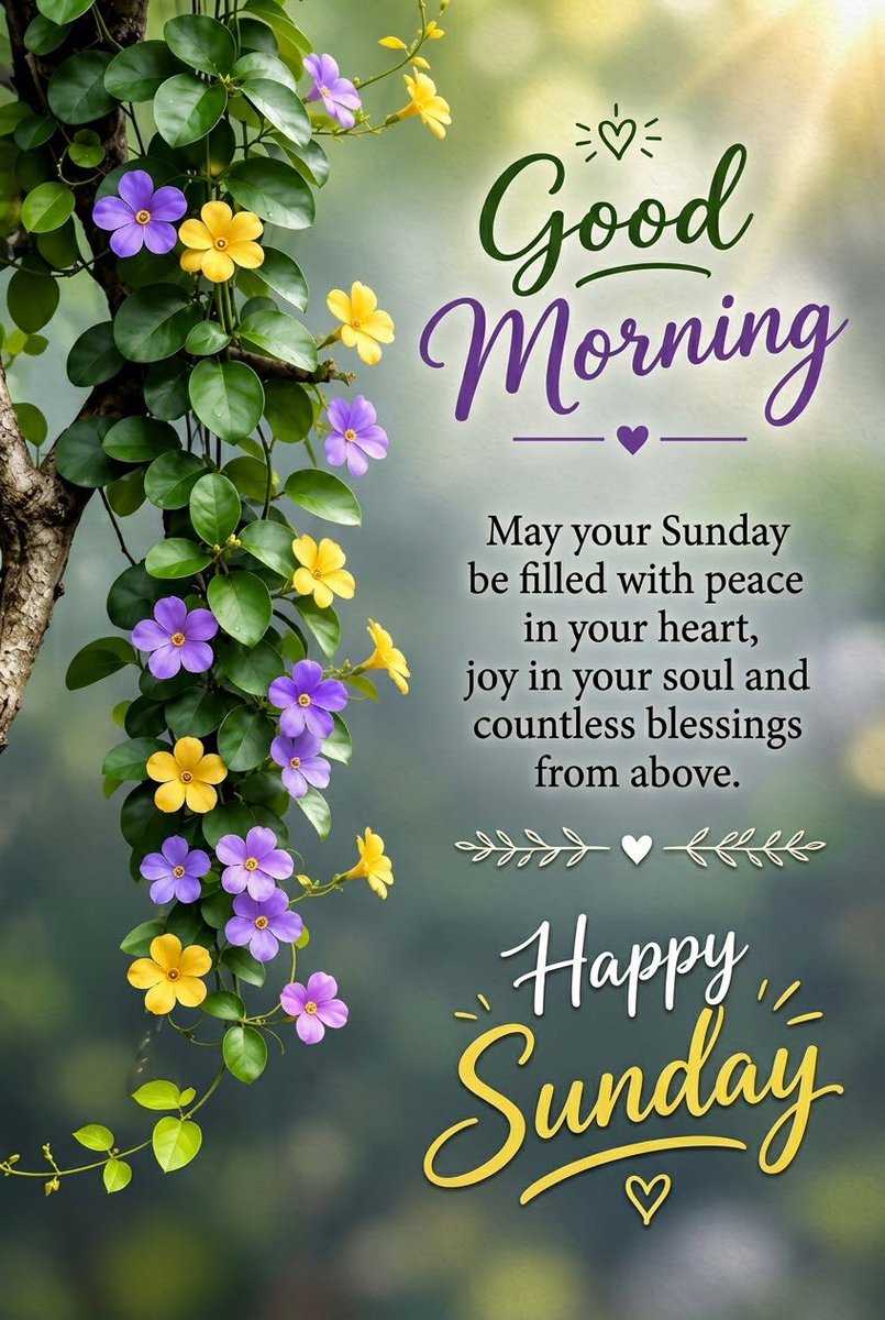 SyedaB011's tweet photo. Good Morning ☀️ 🪴
May your Sunday be filled with peace in your heart ♥️ 🌼🥰

Have a wonderful Sunday everyone 🌻 https://t.co/ybSRgpyR6c