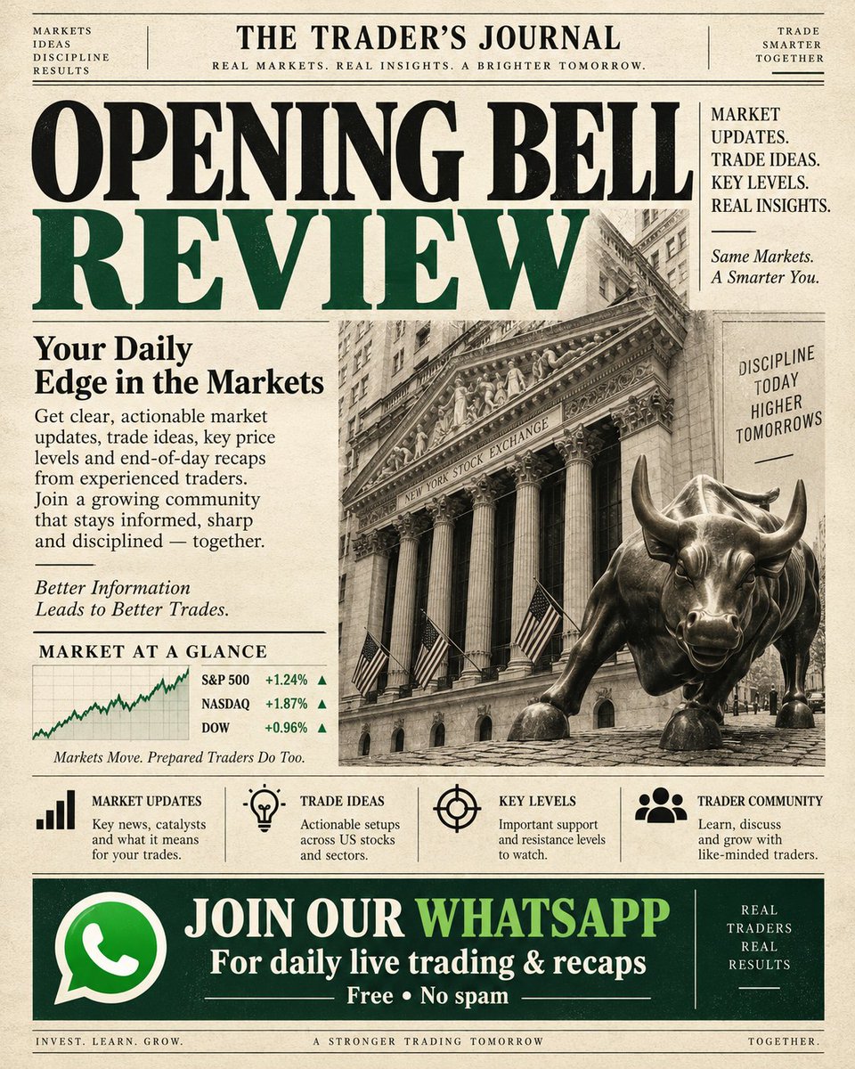 akdrhhhhhh's tweet photo. Today’s follower bonus: message me on WhatsApp to get my U.S. stock support-retest notes and market watchlist, so you can see the levels I watch after a move higher. Join today to claim it. 👇 👇 https://t.co/hkkxplXesI https://t.co/GIKmLjDV7X