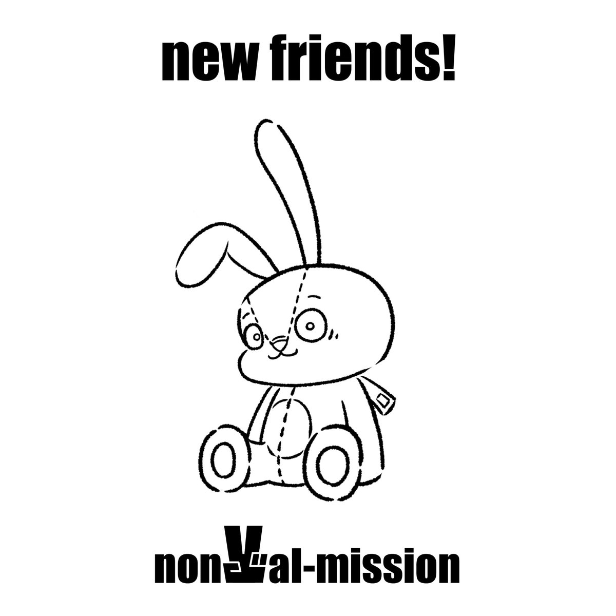 nonvalmission's tweet photo. 次はどんなキャラ作っちゃおっかな？

怪獣
↓
うさぎ（？）
↓
？？？

どんなキャラがいい〜？

#イラスト 
#nonValmission https://t.co/Kj25MFp61f