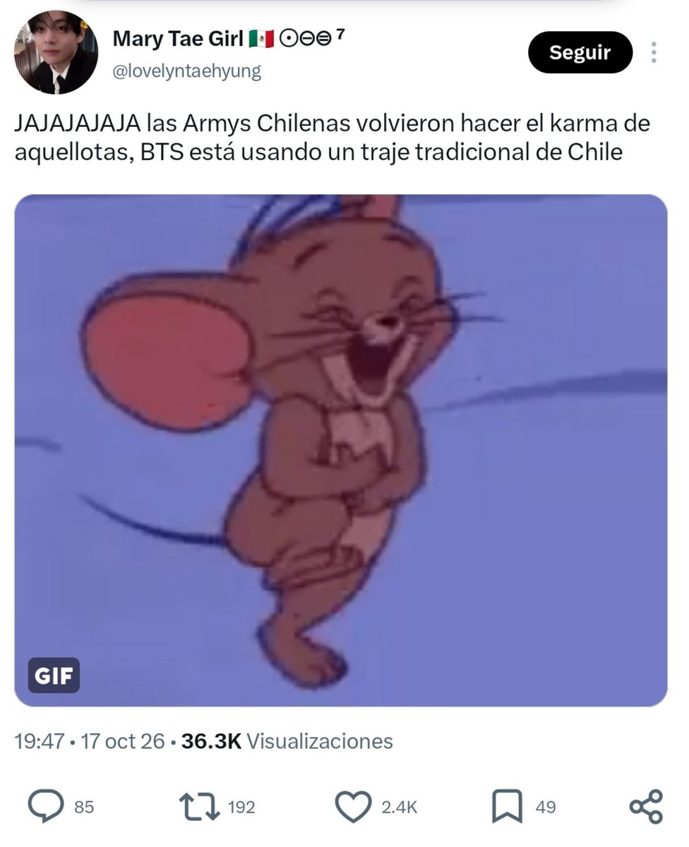 sweetkthland's tweet photo. ¿Por qué son así de cagonas? Ya saquenos de sus bocas, se meten dónde no las llaman y buscan MÁS PELEAS cuando ya se está tratando de que las cosas sigan su camino. Si bien fue en Perú dónde iniciaron los chicos al usar trajes típicos. ¿Qué tiene que también lo hagan en Chile? Literalmente aquí las que terminan ganando son armys de latinoamerica al hacer que los chicos se sientan parte de su cultura de cada país en el que están. Ya cansan a la firme, no voy a generalizar pero ya llegan al  pincho estos post de algunas mexicanas, busquense un laburo real. Y peleen solas ctm