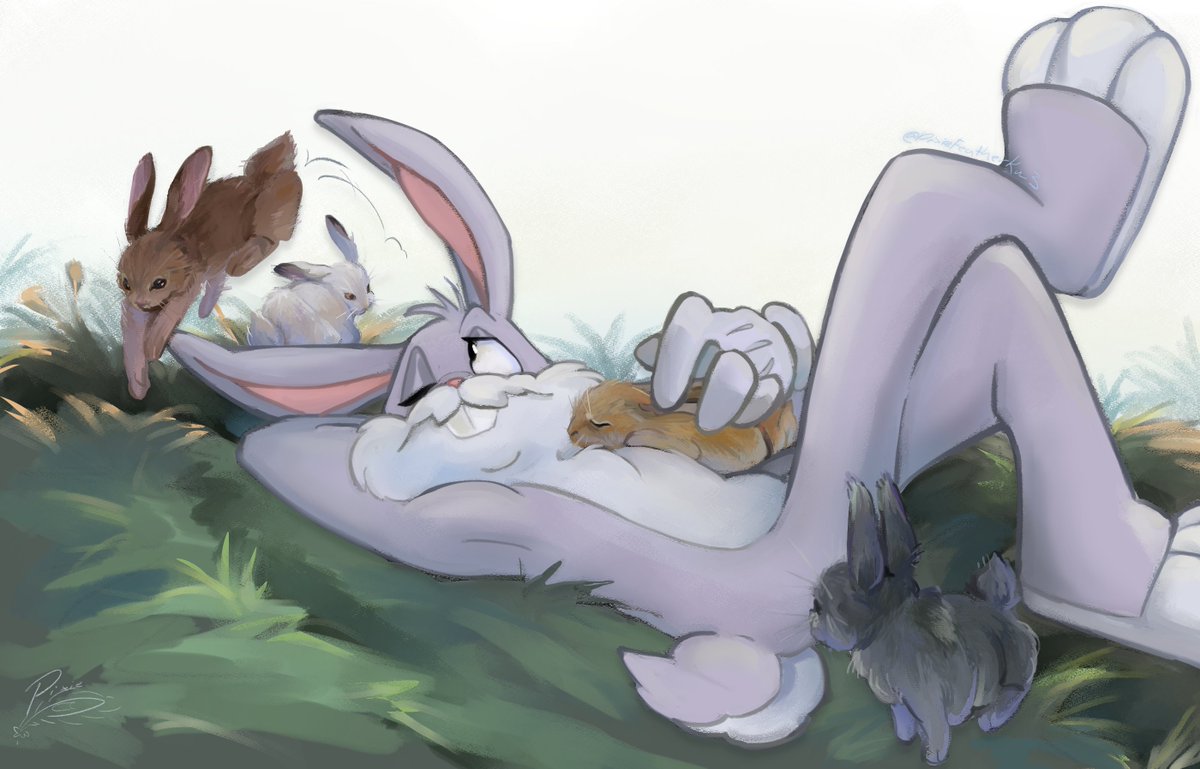 PixieFeatherKw3's tweet photo. #myart #bugsbunny #LooneyTunes 

bunbuns 🐰 https://t.co/SDKzD0IwNJ