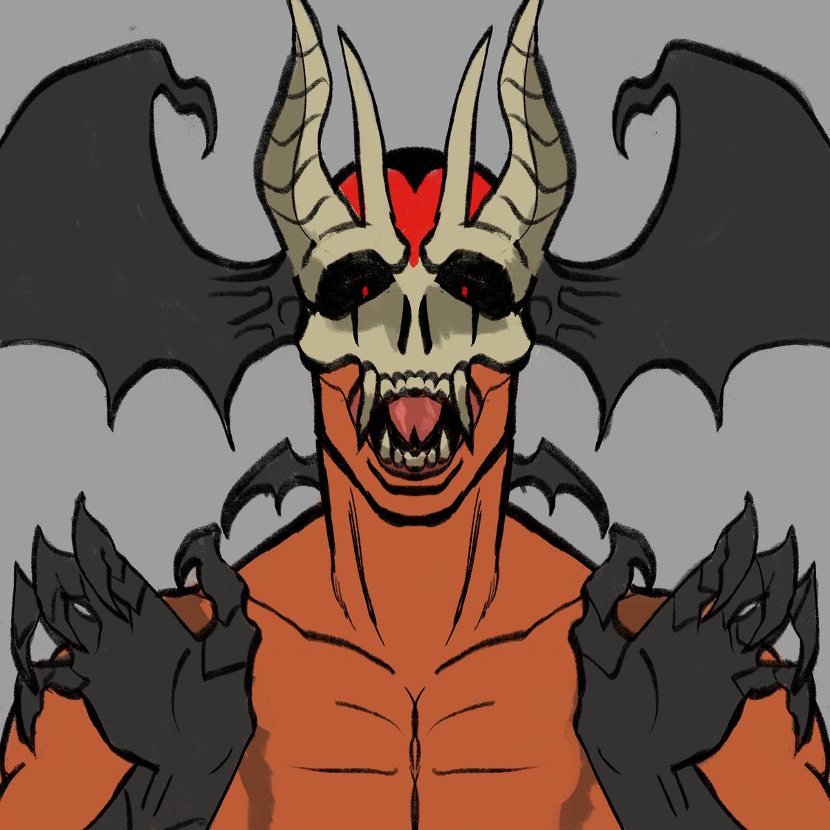 phrayanaga's tweet photo. Devilman concept… #devilman https://t.co/Bqabc3xRn6