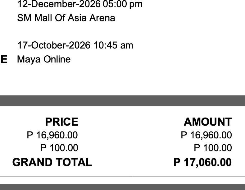 urichanaerii's tweet photo. wts lfb ph

nct 127 5th tour neo city redline in manila

(1) royalty standing right
12k (discounted)
timestamp: 10:45 presale 

rfs: this ticket voucher only to be appeared late last night, from my first purchase, kaya na doble. 

#NCT127inManila2026 #TheRedlineInManila https://t.co/jXPVY0WyYH