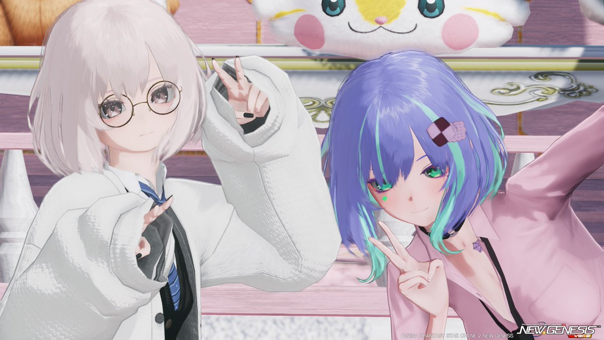 nyo_pso2ngs's tweet photo. ウラさん（@ulaula_ship5）
加籃菜さん（@karana_pso2） https://t.co/gDCR584tMo