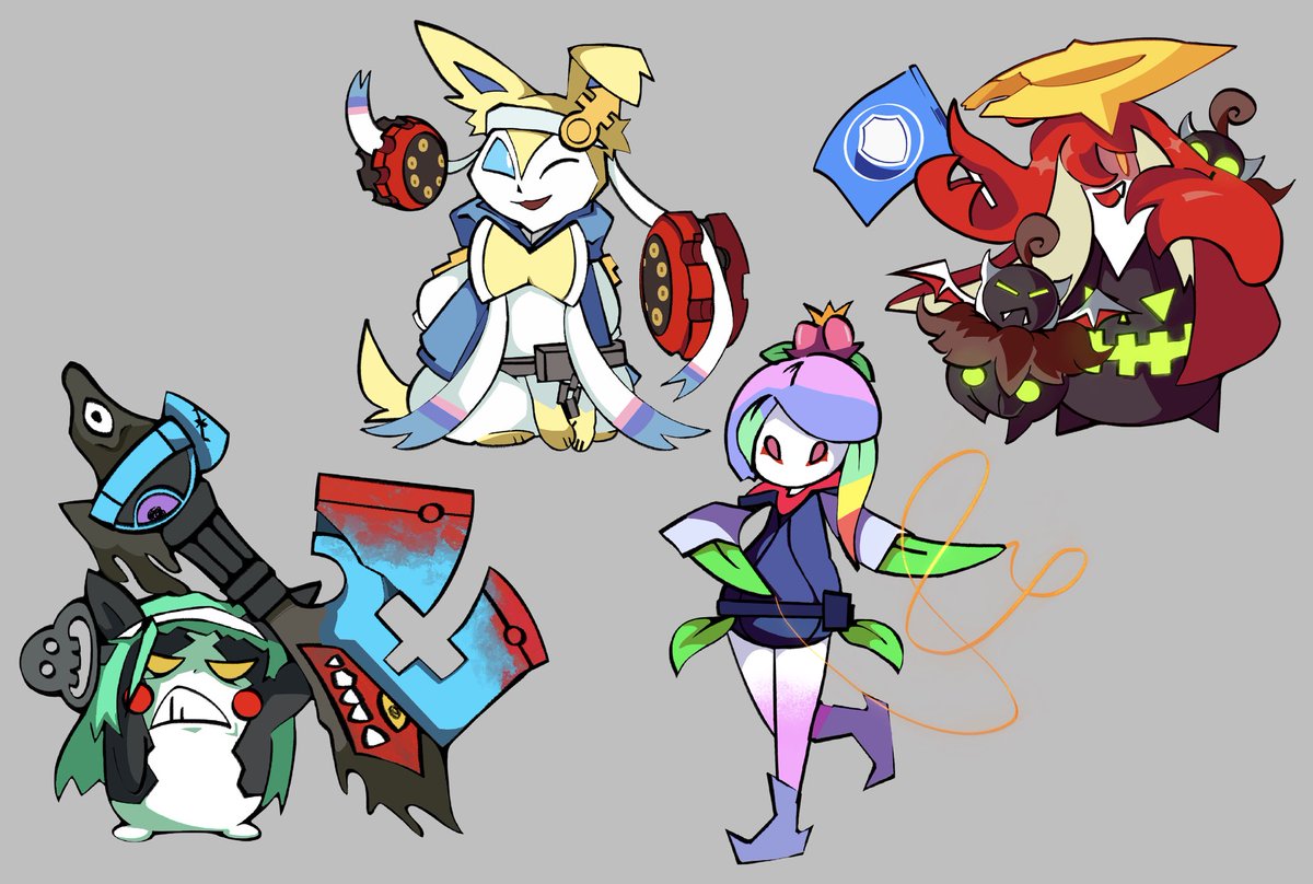 howdoipressa's tweet photo. Finally. All remaining strive characters as Pokemon. https://t.co/I9jTV03lDU