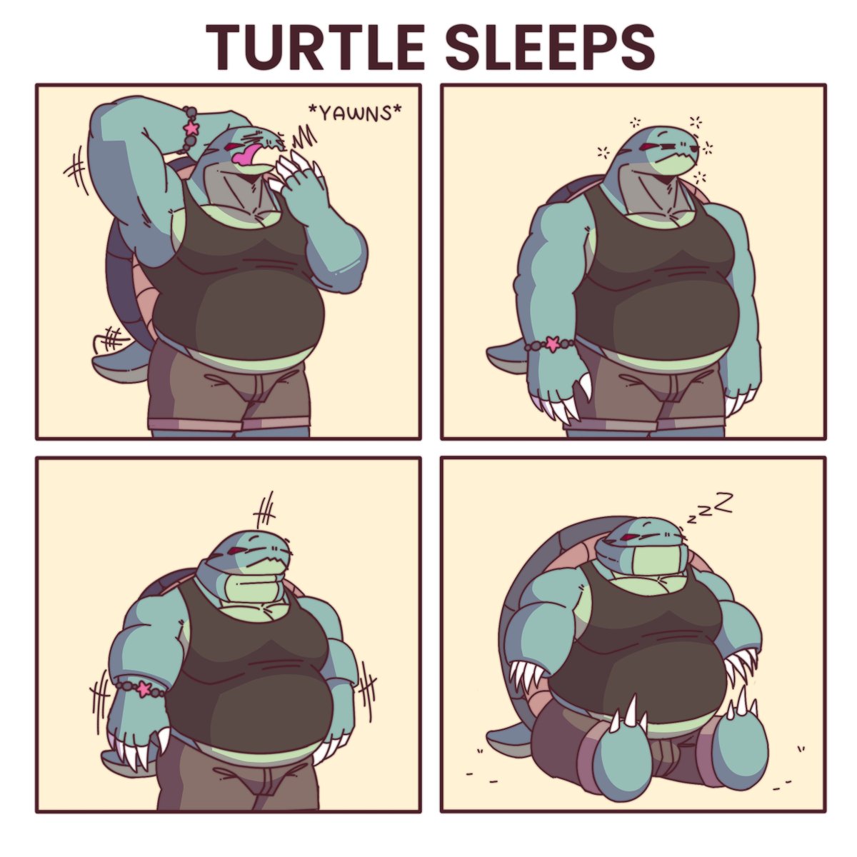 skykdotidot's tweet photo. Sage turtle sleeps https://t.co/pgGCkTC30V