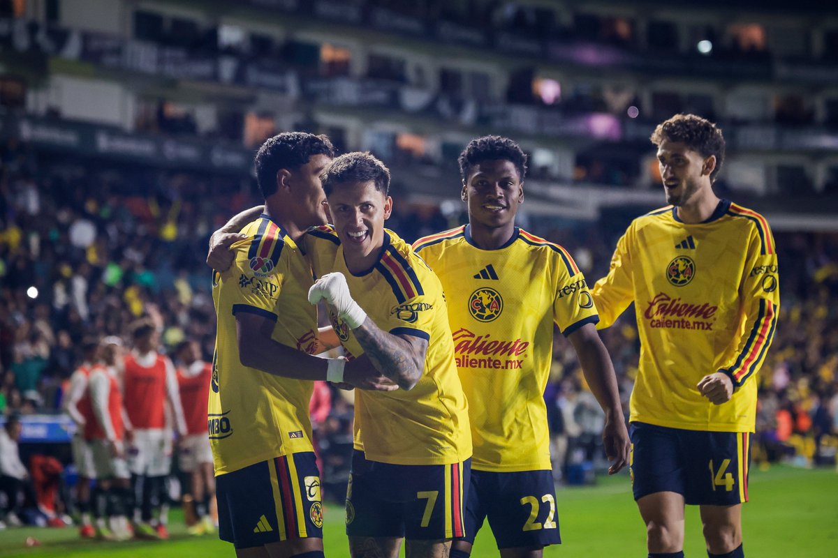 ClubAmerica's tweet photo. ¡BRIAN RODRÍGUEZ! ⚡️

Rayo no podía acabar el partido sin su gol. 💪😮‍💨 https://t.co/FJrUviWmHT