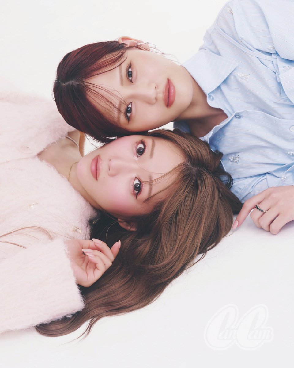 cancamtv's tweet photo. ＼＝LOVEの大谷映美里さんと髙松 瞳さんの〝ひとみり〟コンビが登場 ／

目元はしっかり盛りたい、でも濃くなりすぎるのは避けたい♡
「抜け」と「盛り」を自在に操る〝美人アイメイク方程式〟をテーマに、大谷さん＝愛され系の〝メロネキ〟アイメイク、髙松さん＝イイオンナ系の〝ドキ美女〟アイメイクを『CanCam12月号』で披露してくれました！

仕事でもセルフメイクが多いふたりが自らたどり着いたアイメイクの方程式も公開。
Q&Aコーナーでは、ふたりの最新ビューティ事情をさらに深掘りしています💄
大谷さんが今気になっている美容術や、「みりにゃ（大谷さん）だけでなく全員に布教しました（笑）！」と話す髙松さんが愛用のクッションファンデーションの情報も✨
研究熱心な＝LOVEならではの、リアルな美容トークをお見逃しなく✅

#イコールラブ #イコラブ #CanCam