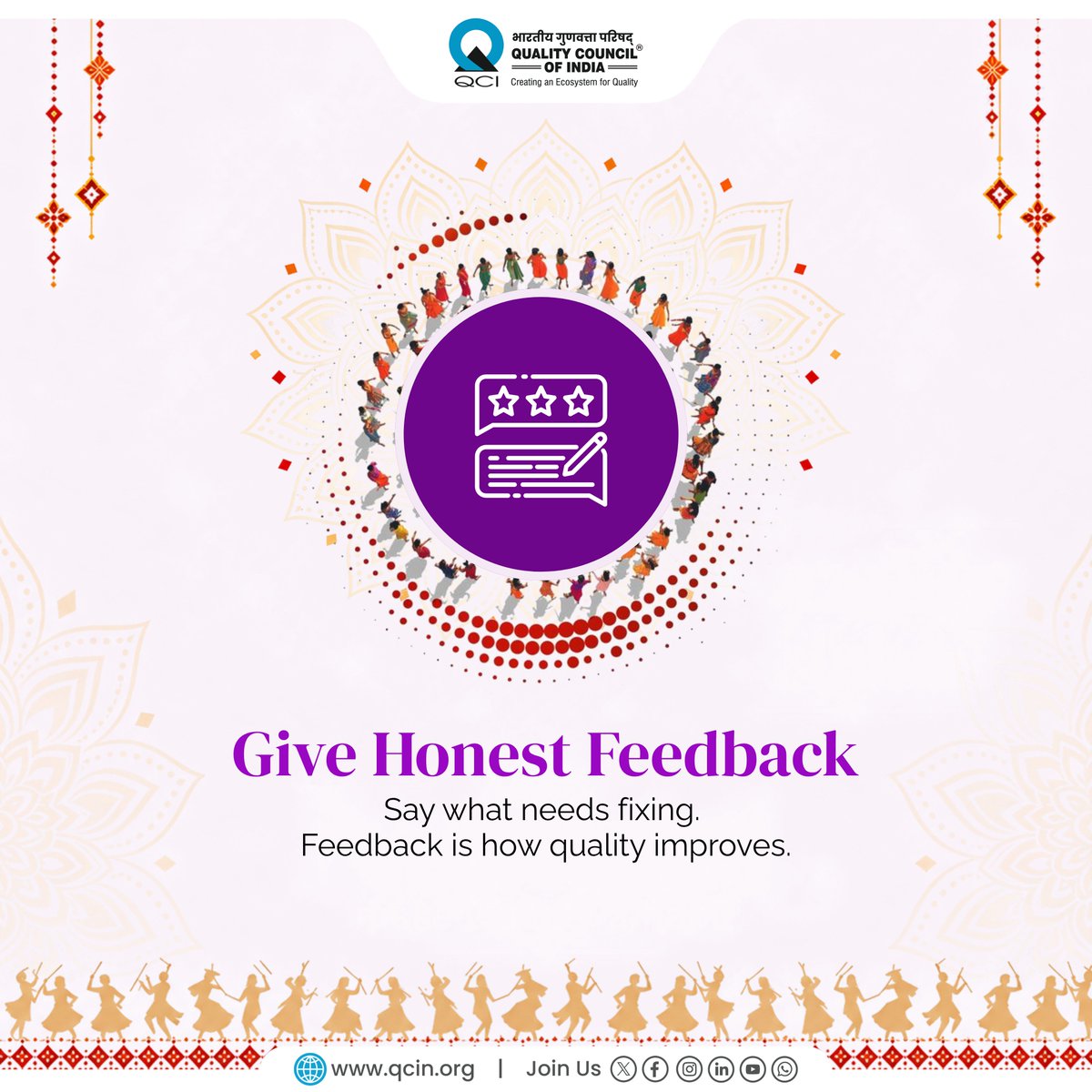 QualityCouncil's tweet photo. Meaningful improvement begins with open and honest conversations.

@narendramodi | @PiyushGoyal | @CimGOI | @DPIITGoI | @ct_kannan https://t.co/D4YrXQmRlt
