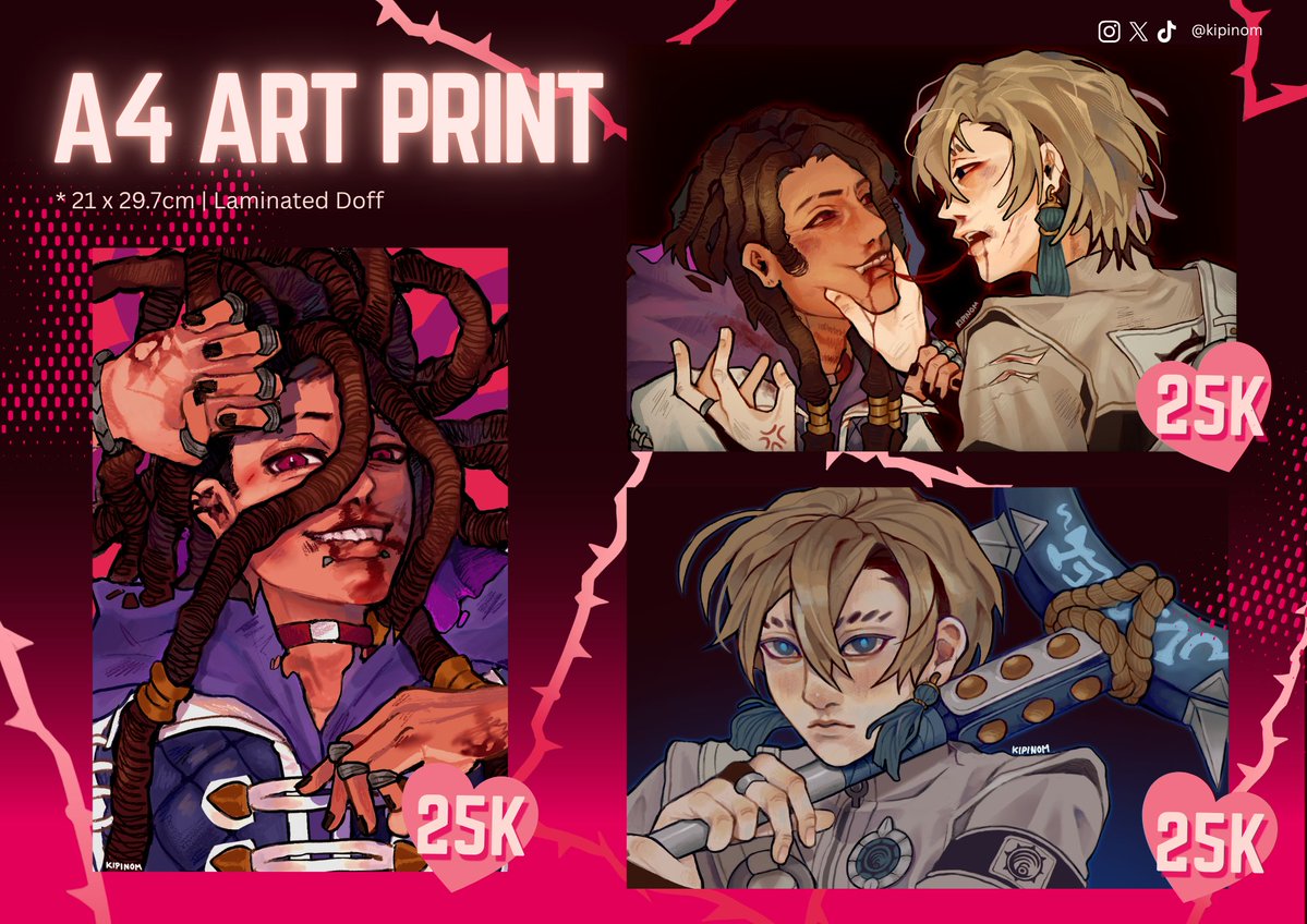 kipinom's tweet photo. [❤️ &amp; 🔁s are appreciated]

Kipp's #CF23 PO and OTS catalog

🧠 PO period: 18 - 22 October
📍 OTS pickup: L-20 (both days)
🫀 GACHIAKUTA, Janka
💌 Pay via QRIS 

🔗 Pickup: https://t.co/whENoMS2dp

#cf23catalogue #comifuro23 https://t.co/LvbidNVTK0