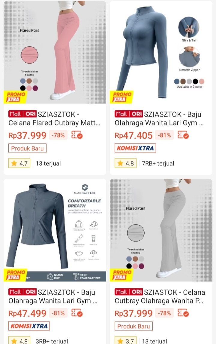 munaawr's tweet photo. Demi apa outfit olahraga kece gini harganya mulai 30ribuan aja woyyy 😭 https://t.co/i95YQhAHX8