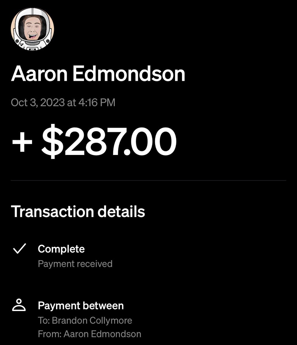 itsbrandonde's tweet photo. These are the only VYBE payments I received from Aaron after I gave him the Google Adsense account a few years ago. To be fair, not every month of VYBE was profitable enough to split. I do not have access to the VYBE account anymore so these screenshots are all I have. https://t.co/fb3pY4wegy