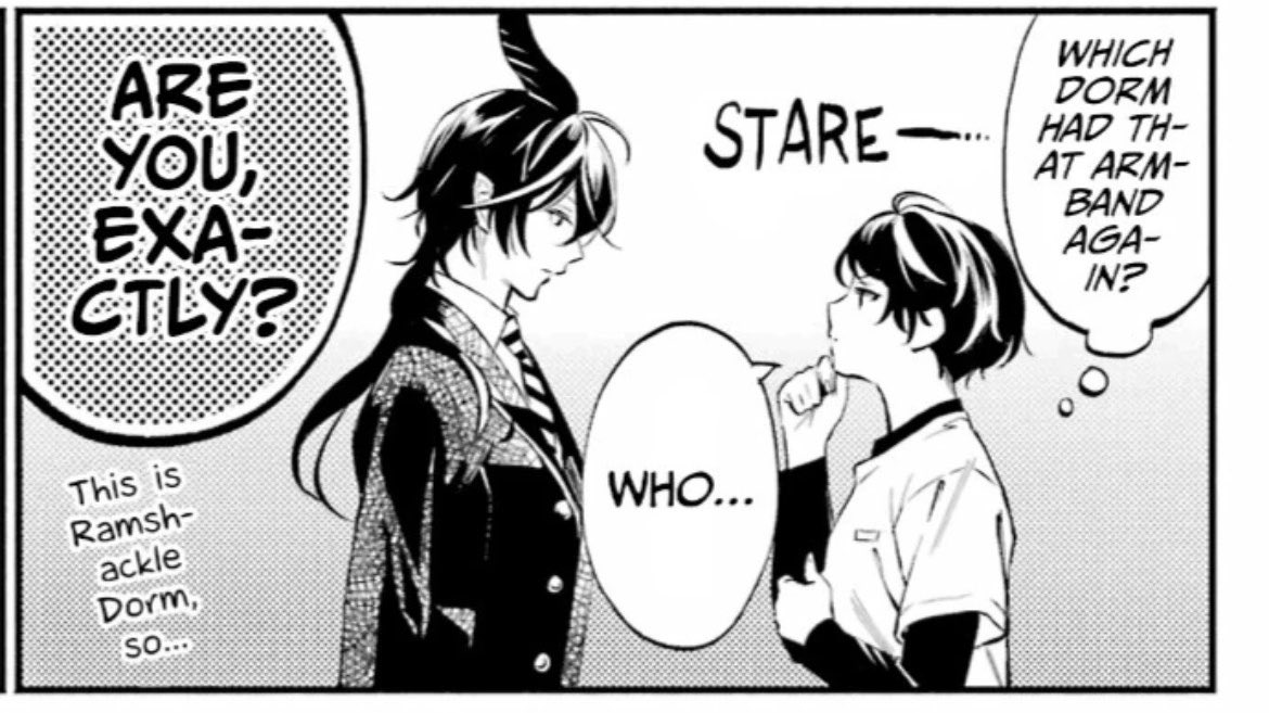 chuuyasdata's tweet photo. Malleus doesn't look that much taller than Yuuka here even tho there is a great height difference between them lol it's probably going to look really silly in the anime https://t.co/Smpcxj6gtg