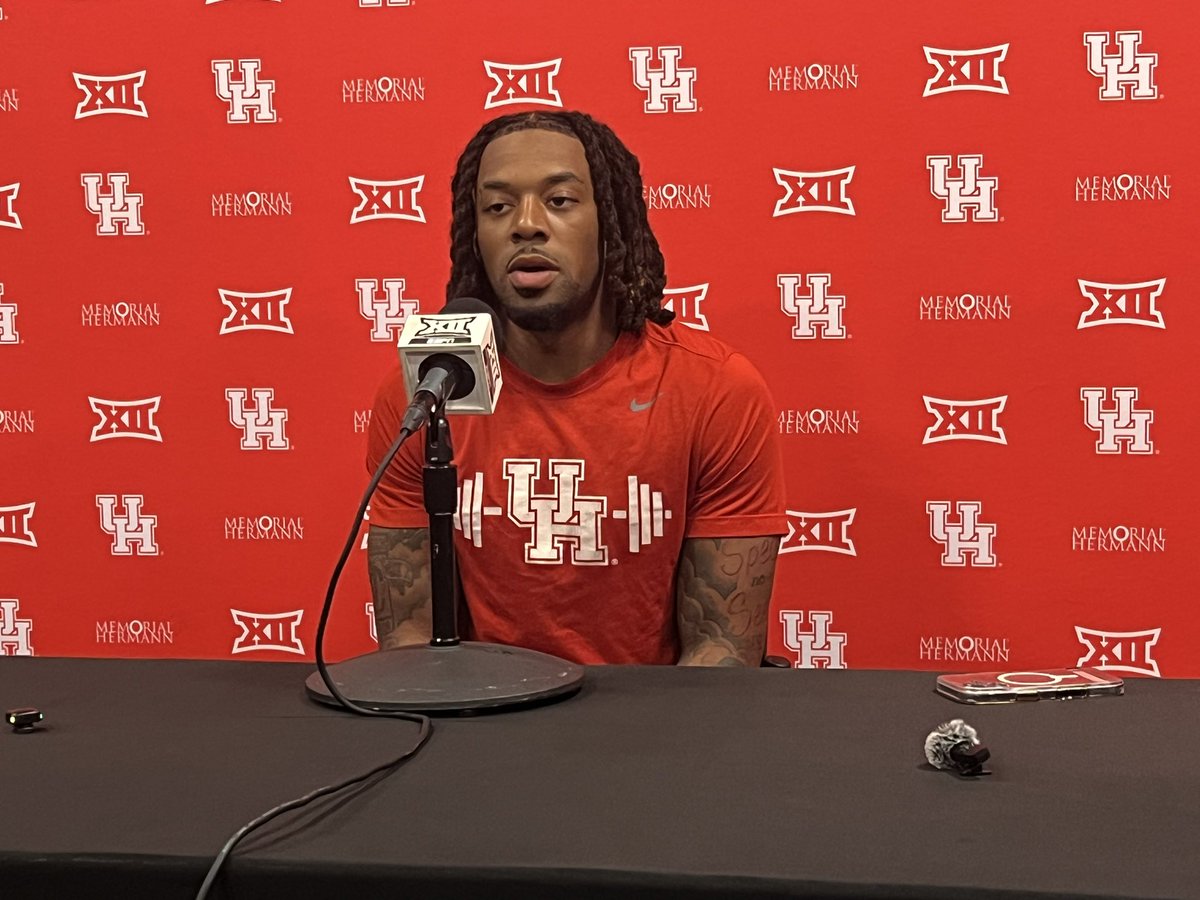 s_helwick's tweet photo. Houston CB Will James:

“Conner Weigman is the best quarterback in the Big 12, and I stand by that.” https://t.co/UuaPJg2xvm