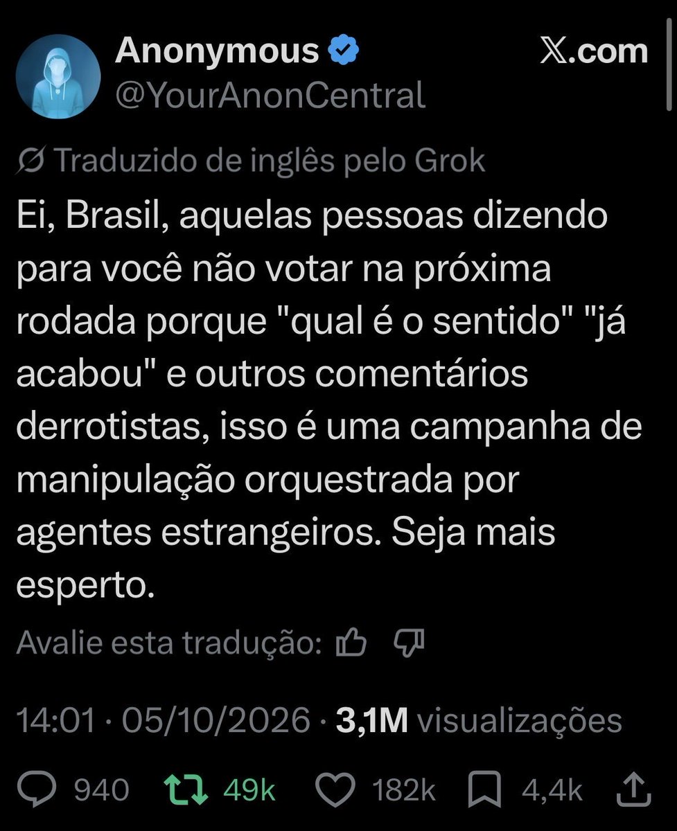 DaviMessiasRam1's tweet photo. @BiazitaGomes @LucasPacini27 Tá todo mundo cansado, eu sei.
Mas NÃO PODEMOS DESMOBILIZAR. Podemos estar 10% na frente.
É trabalho minha gente, temos que ir votar.
Vejam seus locais de votação e de familiares, ajudem amigos, levem seus idosos, continuem engajando nas redes, indo para as ruas e virando voto. https://t.co/xBkfJMBPEt
