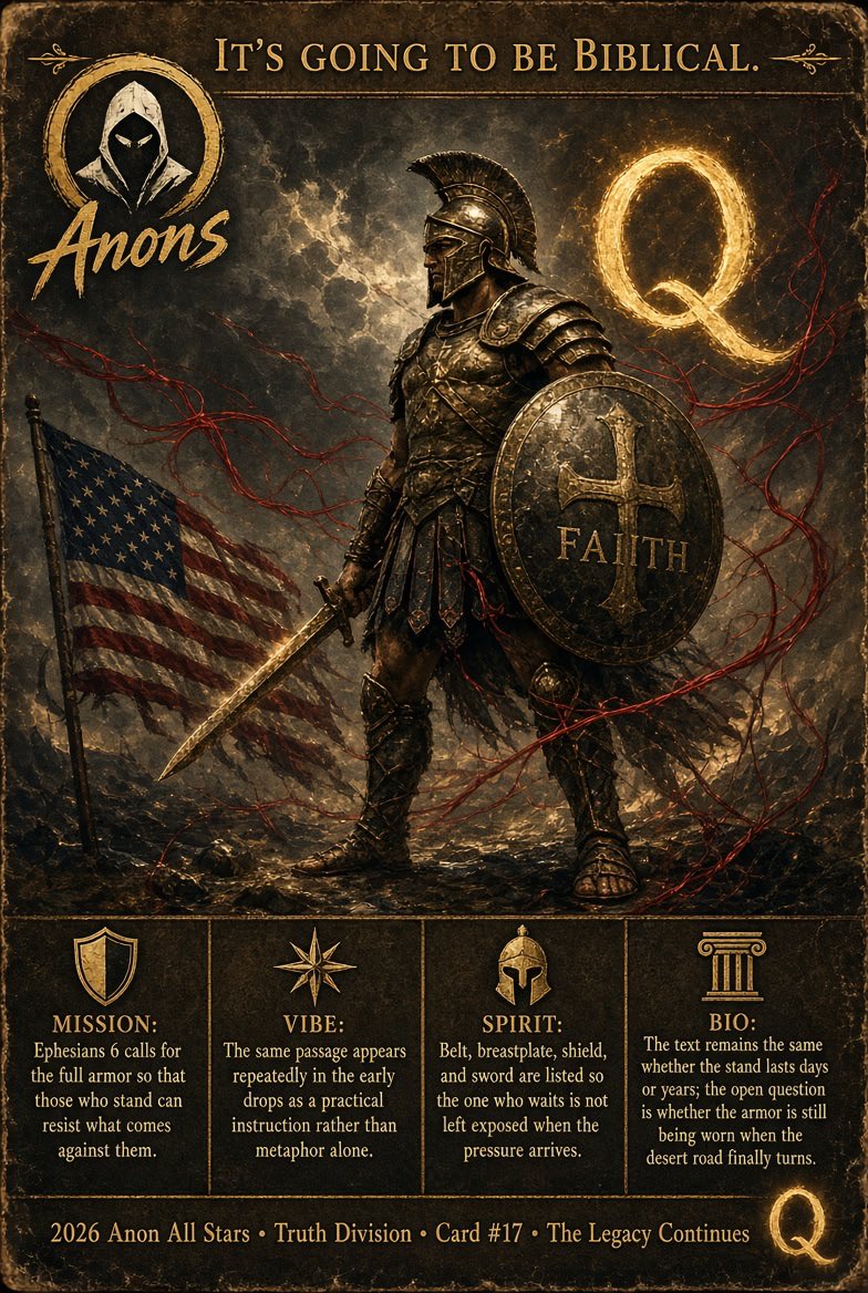 thestoicplumber's tweet photo. Anons are armored up
Proud to fight with each and every one of you🔥⚔️🛡️ https://t.co/vkILQL2e56
