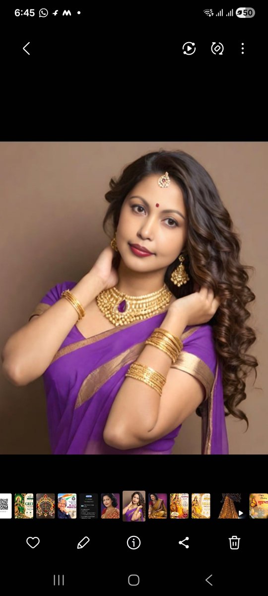 SinhaTopic20070's tweet photo. Navratri 8rth day Ashtami we have to wear Purple Colour Saree. Jai Maa 
#MaaMahagauri #HappyNavratri 
#DurgaAshtami #DurgaPuja2026 
#Handloomsaree #Sareevibes #Saree https://t.co/CAOpCQV7LK