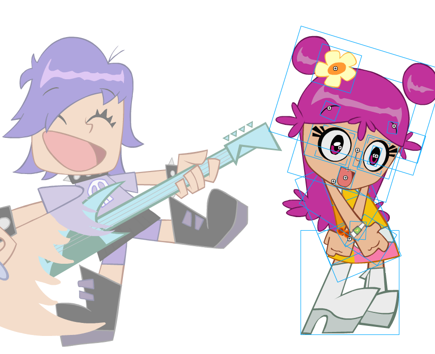 JuacoAnimArts's tweet photo. I guess the closest we may ever get of having the Hi Hi Puffy Ami Yumi assets without the WB Leak from before would be by decompiling them from CN's old Flash games, like these ones from their World Tour games.
#cartoonnetwork #hihipuffyamiyumi #amiyumi #flash https://t.co/LWMBa46URJ