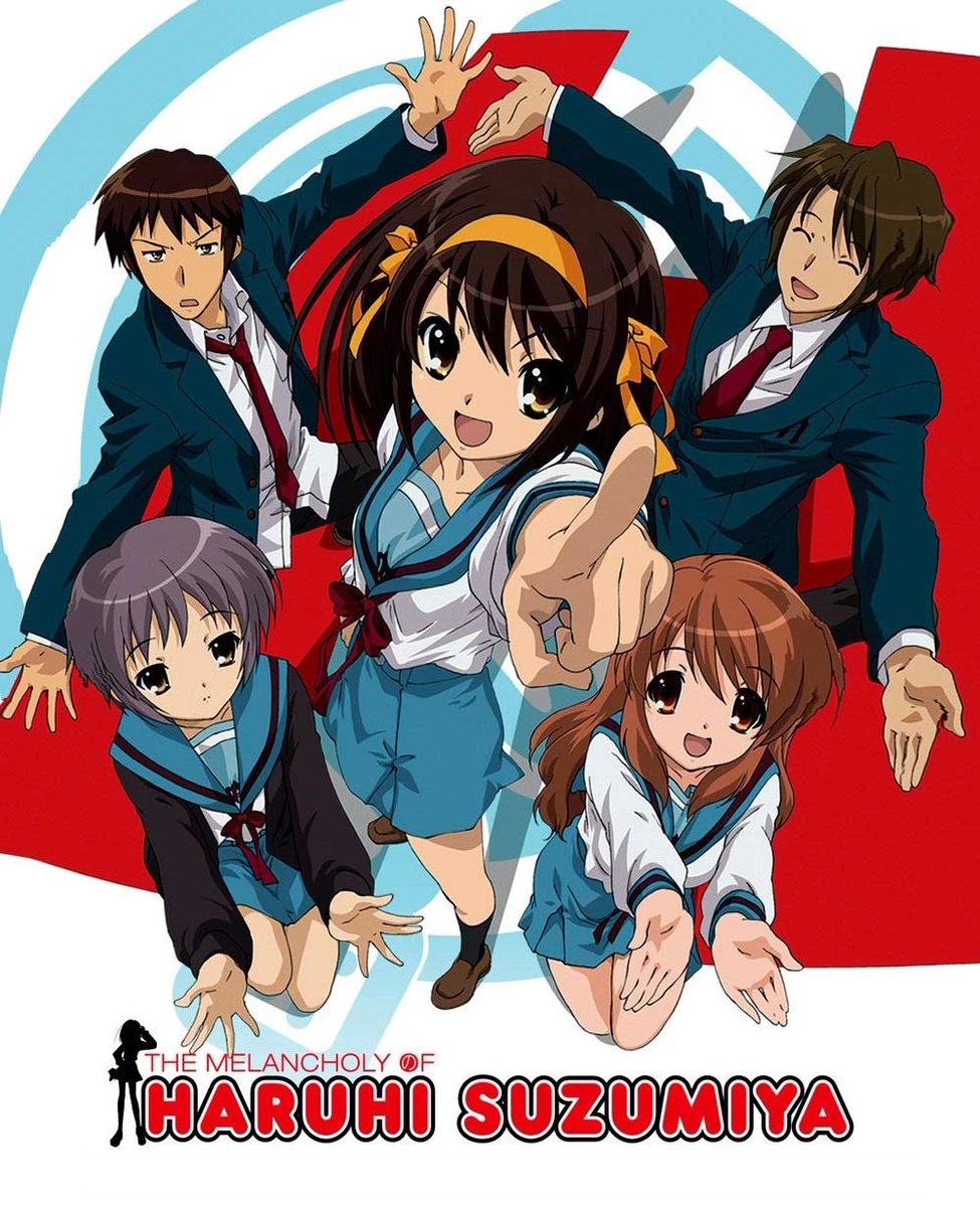 dababytwerk's tweet photo. The Melancholy + The Disappearance of Haruhi Suzumiya

Incredibly fun beautiful show and I love all of the SOS Brigade they're all amazing and their breakdowns are brilliant 

Mikuru is the MOST tortured woman ever 😭

Festival GOATed

Endless Eight did things to me. 

8.8/10. https://t.co/JbdhJ9FzzO