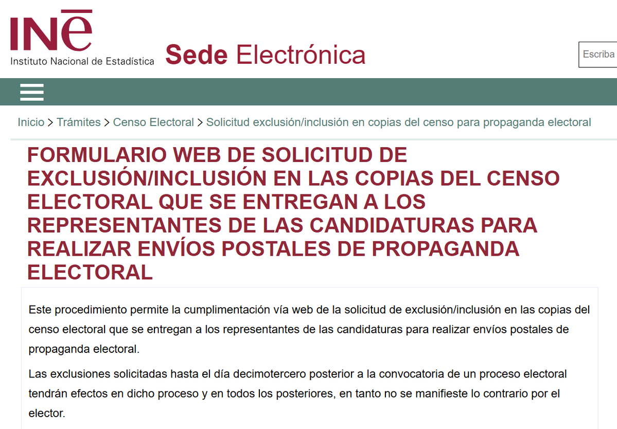 adsuara's tweet photo. 🚨 ¡OJO! Todavía estás a tiempo
(13 días tras convocatoria de elecciones: 5/10)
Si no quieres que los partidos políticos te llenen el buzón de propaganda, puedes pedir que te excluyan de las copias del censo electoral que les entregan con esa finalidad ⬇️
https://t.co/myyoZQTb1I https://t.co/gS97ecfV8I
