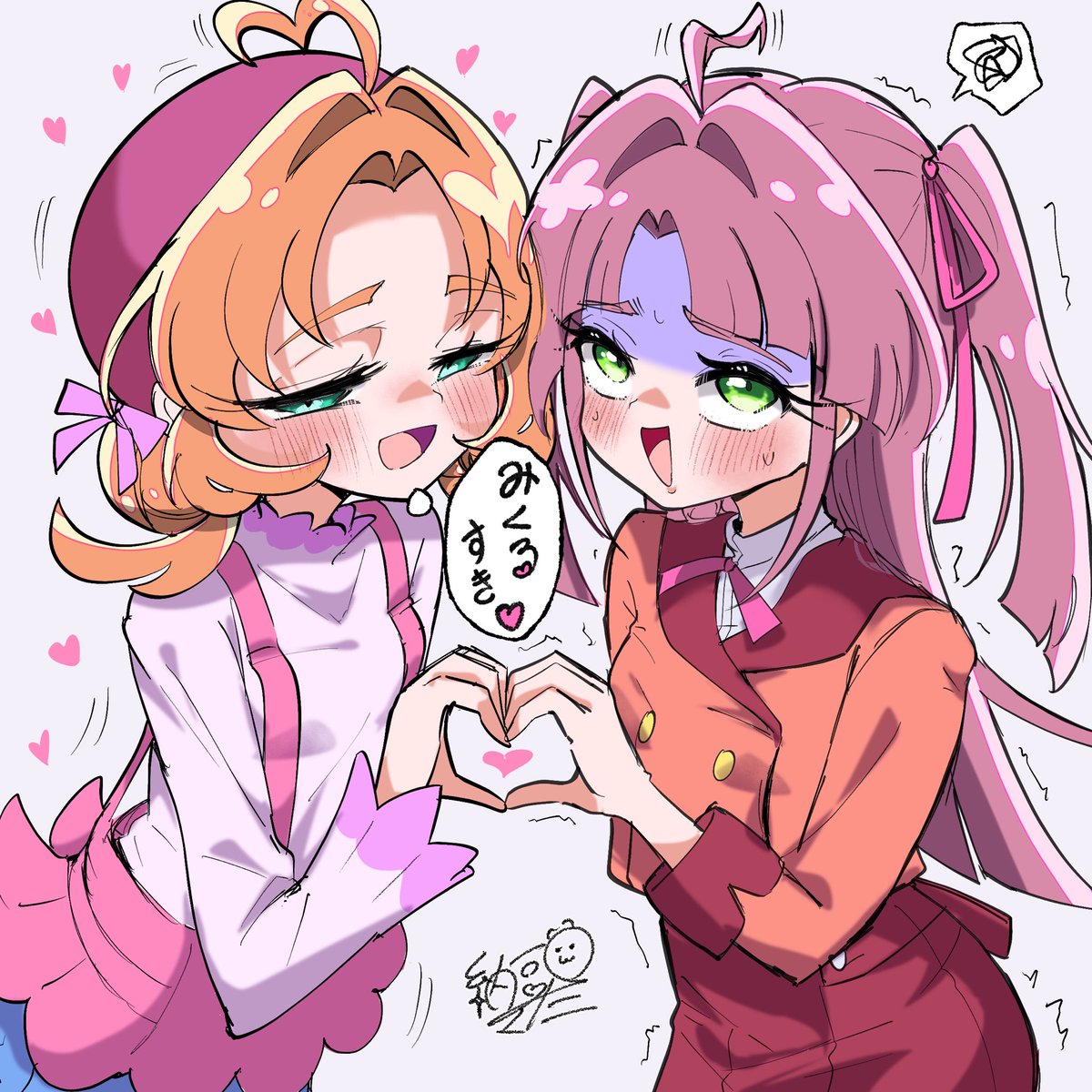 manami_nattou's tweet photo. みくる好き好きあんなちゃん♡ https://t.co/FHnqGFIOUB