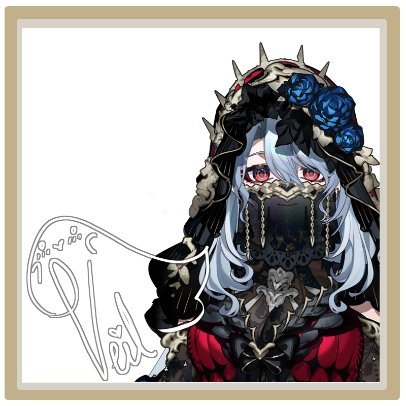 VeilvetWhitmore's tweet photo. Our first photo together~ I'll cherish this first memory we made together forever and ever. Please do post the photo with you in it in my art tag #VeilGrail so I can look back on our memories of this day!

I'll see you tomorrow at 3pm PDT for our Debut 2.0, where I'll discuss my passions, goals, and more before we raid into @NyraNightclaw to support her and @ElvaraTRozalia 's debuts!

Oyasuveil~