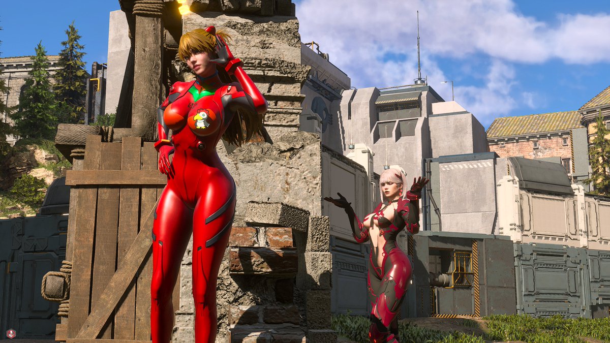 TFDLuzbel's tweet photo. @lovedbrat also was hidding from my #Serena in her Asuka cosplay. Even making fun that Serena didn't won in hide and seek game.

My dear friend is always so kind to follow me with my ideas. #Ines in devil suit 🤌🏻

#TFD
#TheFirstDescendant
#XBOX
#VirtualPhotography https://t.co/aww9aEIiqY