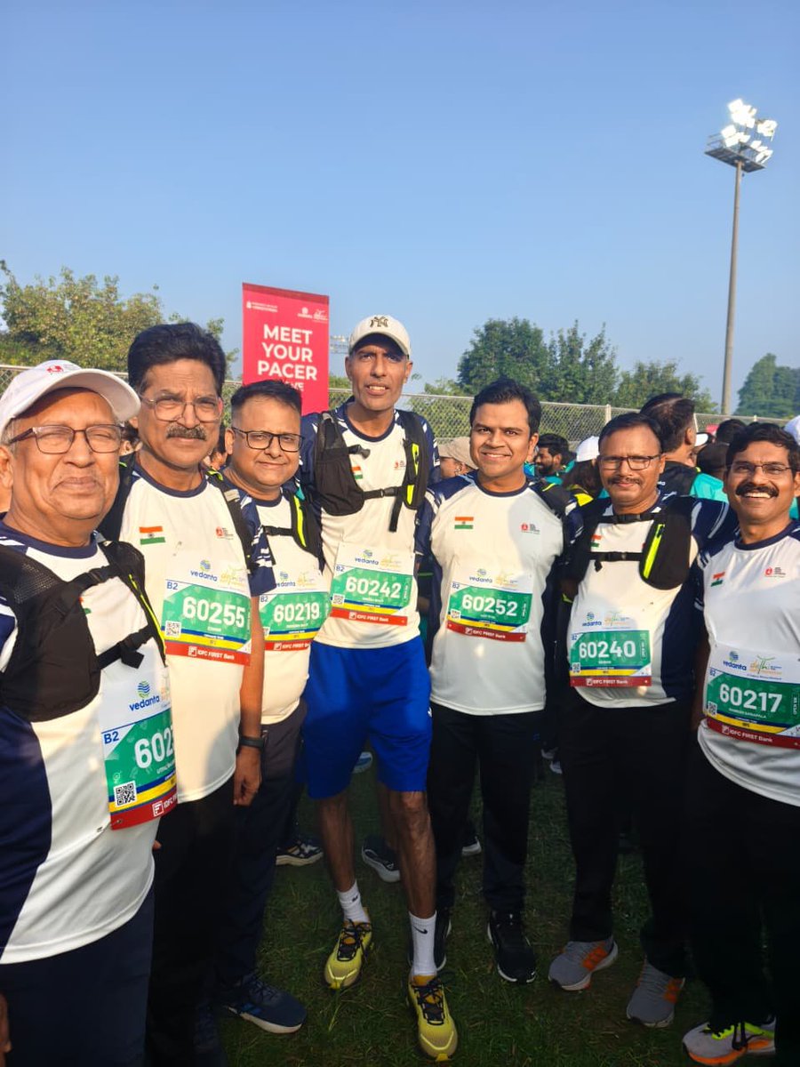 IRFC_1986's tweet photo. Every stride counts. Every step matters. 🏃‍♂️

Team IRFC brought its energy, enthusiasm and team spirit to the Vedanta Delhi Half Marathon 2026!

As a sponsor and the first CPSE to partner with the marathon's social-impact initiatives, Indian Railway Finance Corporation (IRFC) is taking its commitment to nation-building beyond the workplace - championing fitness, sporting spirit and a culture of giving.

With the encouragement of CMD Shri Manoj Kumar Dubey, Team IRFC showed that when people run together for a cause, every step can make a difference.

Glimpses from the Vedanta Delhi Half Marathon 2026 ~ Camaraderie and energy at their best! 

@ManojDubeyIRAS @DelhiHM_ @Vedanta_Group