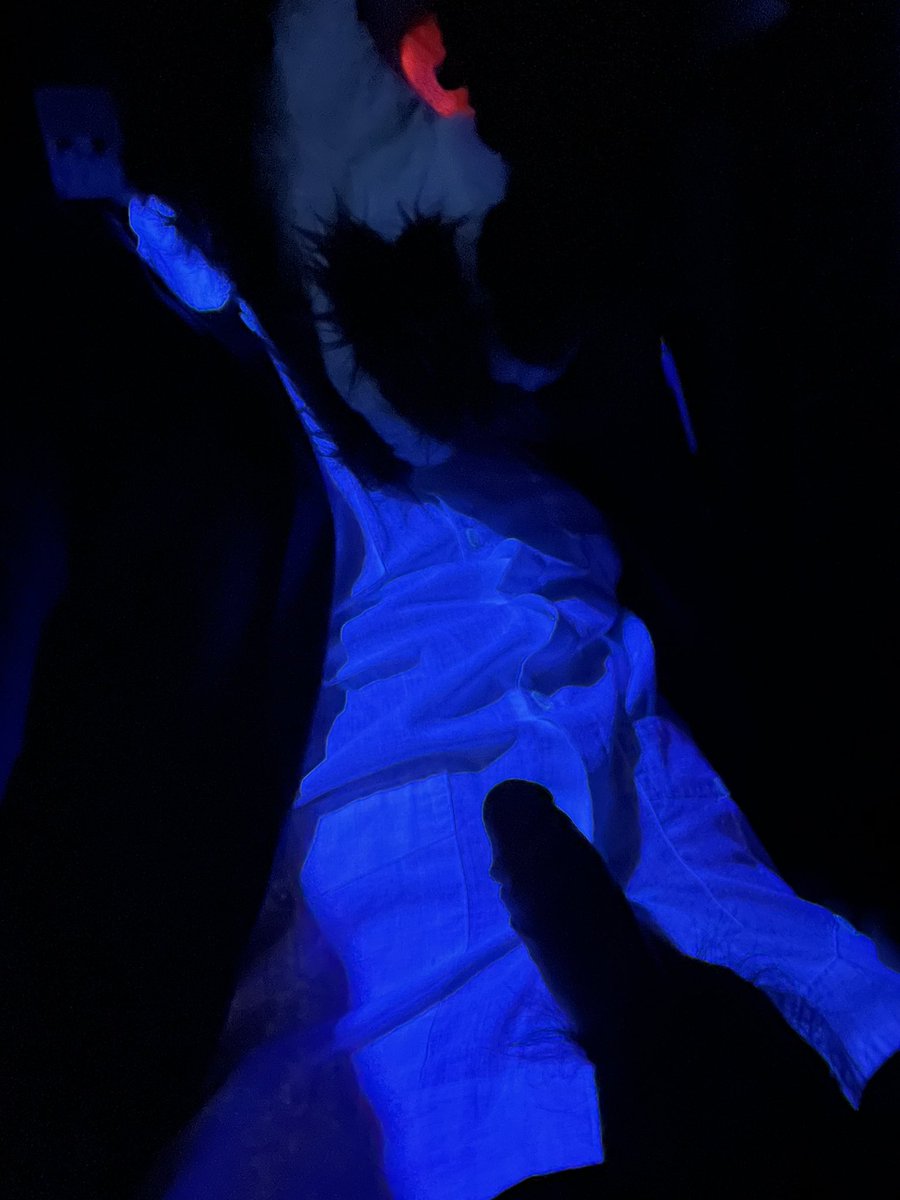 CaseBoof's tweet photo. I found a blacklight and decided to use the opportunity to take a nice pic~ https://t.co/oWUtWOOKLB