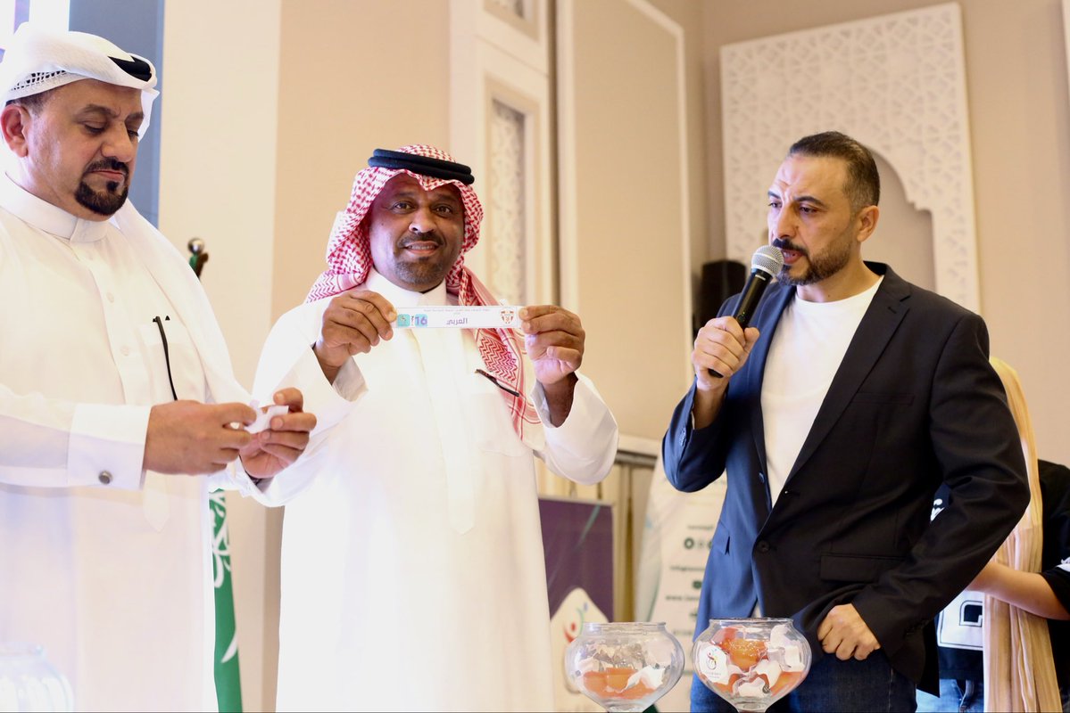 rtcom2014's tweet photo. #تغطيتنا 
لحفل مراسم قرعة بطولة الأصدقاء السادس عشر

#شبكة_رأس_تنورة_الإعلامية 
#شبكة_RT_الاعلامية 
#الاصدقاء 
@obayhas https://t.co/ddG6w0xe4v