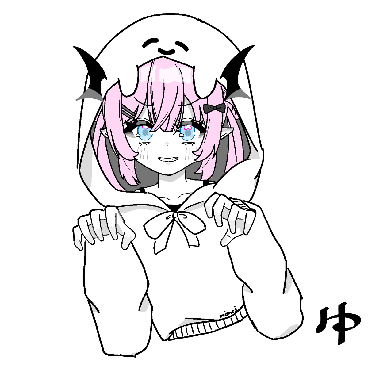 yuidasi's tweet photo. ハロウィン落書き
#mimeiga https://t.co/1ACjAceFxL