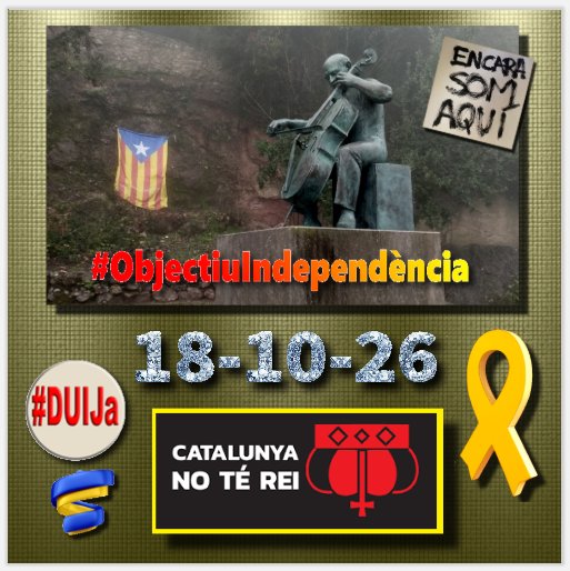 narcinuCAT's tweet photo. RETORN EXILIATS!!!
Jo... #Independència 

.@KRLS .@LauraBorras .@toni_comin .@LluisPuigGordi .@ConsellxRep #RetornExiliats #PuigdemontPresident  #ObjectiuIndependència #DuiJa https://t.co/lZLVVePDhB