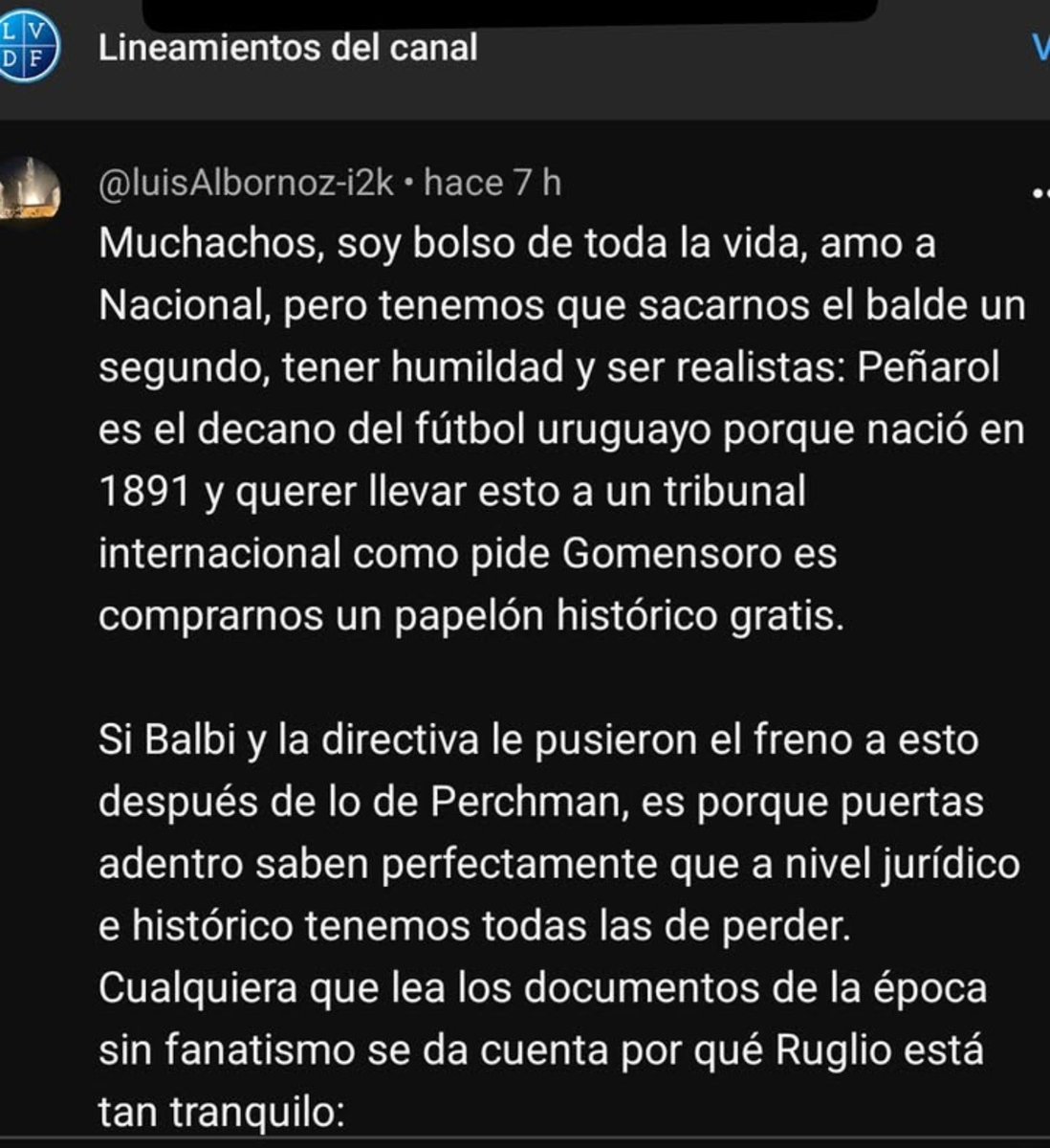 Diegoorocarbon's tweet photo. Peñarol decano del fútbol Uruguayo. https://t.co/gUou5ca6Rl