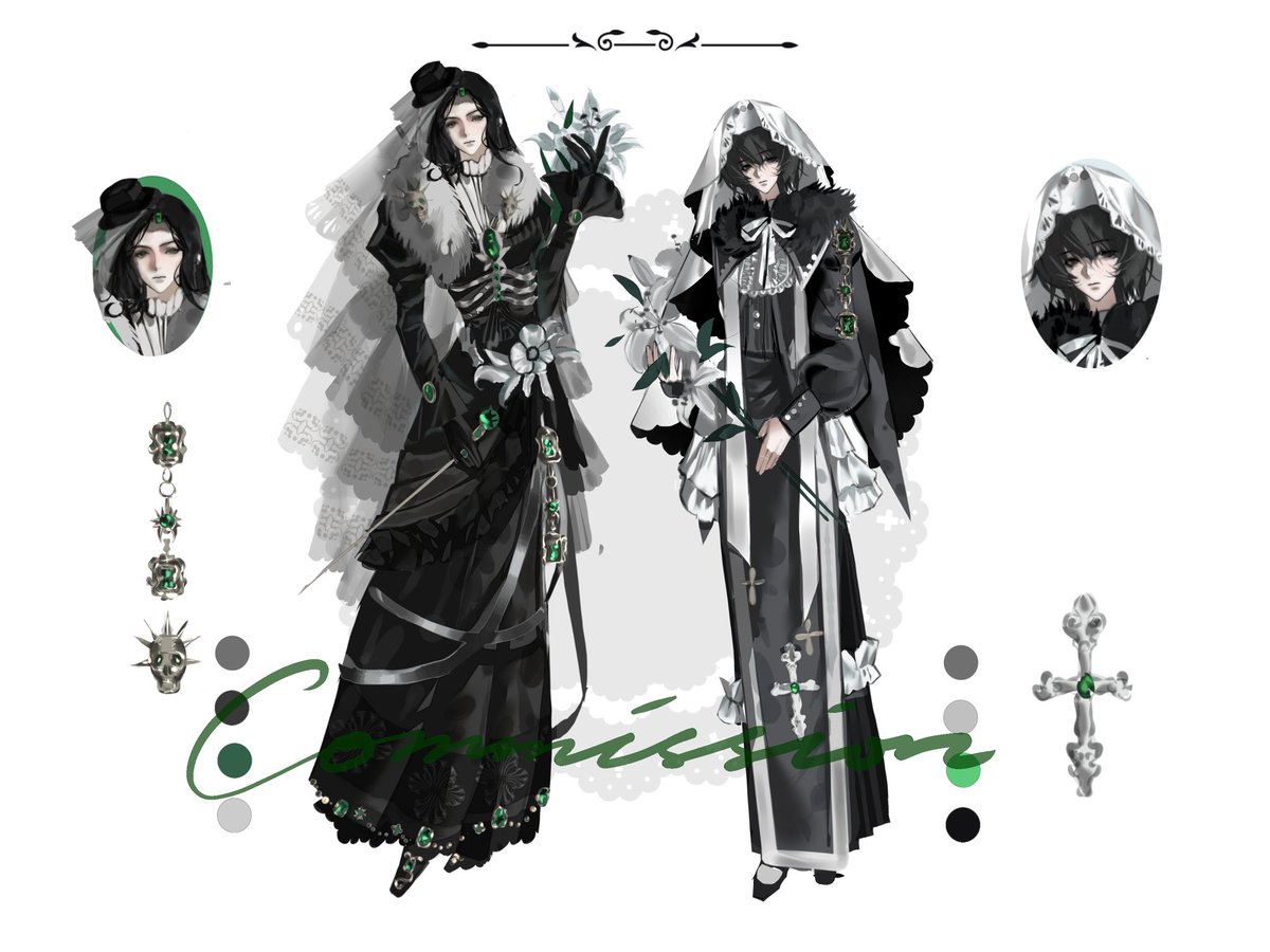 nikinsenjphg's tweet photo. Just finished another two-character outfit design commission! Do you all like this art style? ~ 
I’m still looking for mutuals 
let’s connect and share our art in the comments!
#artmoots #moots #artshare #Commission https://t.co/lKPVaB7Ggh
