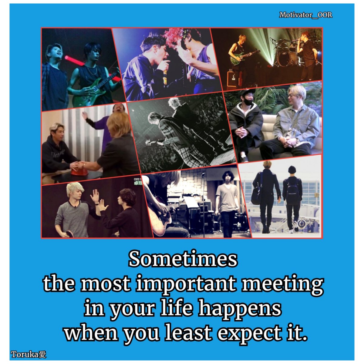 MotivatorOOR's tweet photo. #oneokrock #Motivators_OOR #Taka #Toru #ToruKa https://t.co/OLXIwsy0al