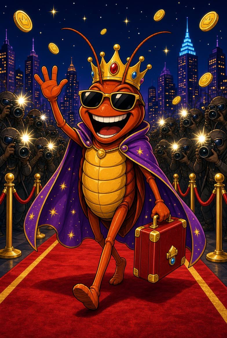 RichRoachcoin's tweet photo. The RichRoach era 🪳👑

$RICHROACH on Solana.

https://t.co/AZwr936Lod https://t.co/c8NcTAuOro