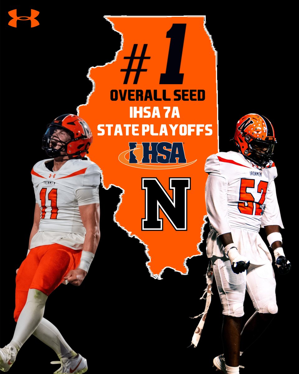 IRON_ATHLETICS1's tweet photo. #1 IN 7A!

For the 2nd time in 4 years, the Ironmen are the #1 overall seed in the IHSA class 7A State Playoffs! https://t.co/uFyidQ6Cho