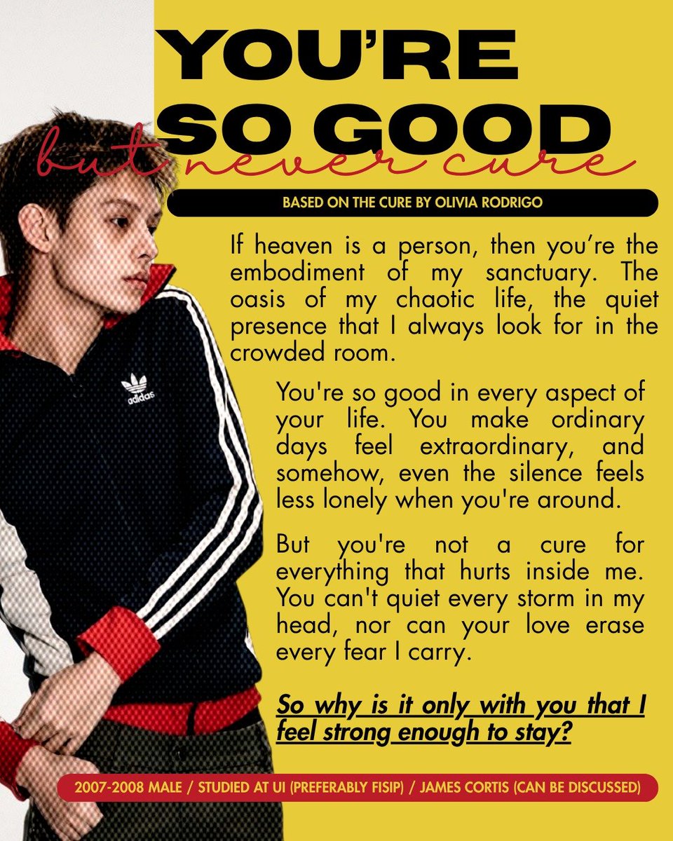 B0WNIVY's tweet photo. [ A REPOST WOULD BE NICE ]

LOOKING FOR RELATIONS TO WRITE WITH. Set in the Yellow Campus, with a slow burn trope. Open to discussion and adjustments. 

Please do reach me out for further information, thank you! https://t.co/okXC3SdIpg