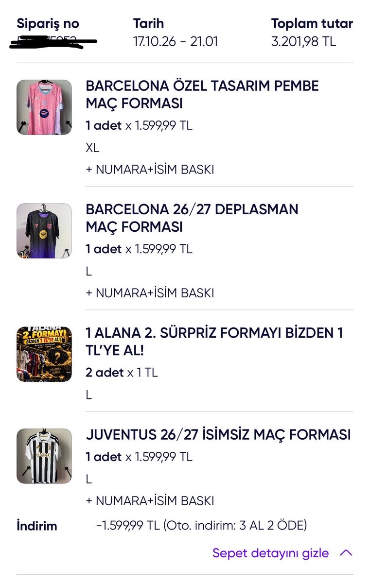 formatrix10's tweet photo. indirim yap dediler yaptık
hediye ver dediler verdik
baskı da bizden olsun dedik 
bir forma siparişiyle başlayıp koca bir mutluluk paketine dönüştü ❤️ https://t.co/y7J6yyXWPR