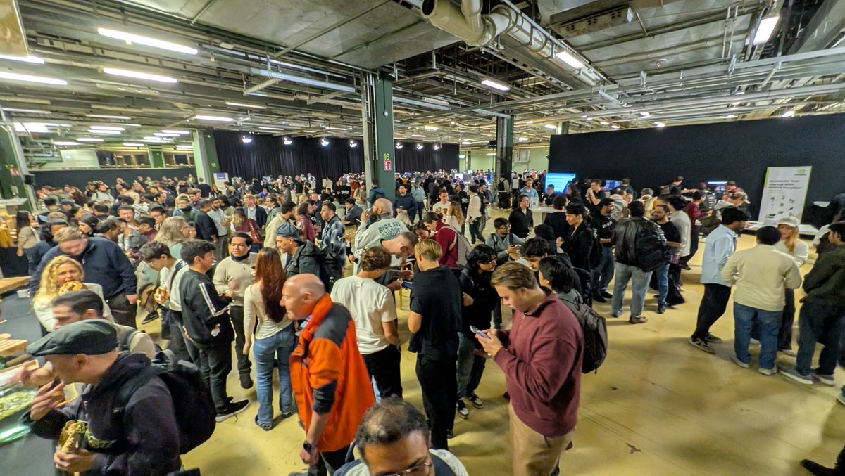 lifebypixels's tweet photo. What a night for @NVIDIAAI Build-a-Claw and the developer community. Featuring you and your fellow builders. @lobsterlager showing their @openclaw project was such a sweet way to finish up our sessions. We also had a great panel with an engaging q&amp;a session and lots of demos 🦞💚 https://t.co/OhS0OwhKim