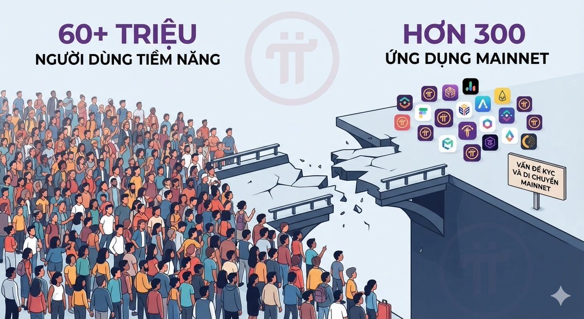 Pibuikt's tweet photo. 🚨 NÓNG 🆘🔥🥵 304 App đã Mainnet nhưng không phát huy được hiệu quả trên hệ sinh thái của Pi Network, mặc dù các App này có quyền tiếp cận với tệp khách hàng người dùng lớn (tới hơn 60 triệu người). Vậy đâu là lý do:
🍀App chưa đủ mạnh, thanh khoản hàng hóa dịch vụ kém?
🍀Người dùng chưa thích mua sắm bằng pi?
🍀Giá pi rẻ và loạn giá, không thống nhất áp dụng, khiến tâm lý tiêu dùng bị ảnh hưởng?
🍀Sức mua của mỗi người dùng kém vì ít pi trong ví và giá pi quá rẻ?
🍀Rào cản pháp lý, và các ký do khác?
#PiNetwork #Pioneers #Pi #Token #Crypto #Stablecoin #AI #Blockchain #Web3 #Robot