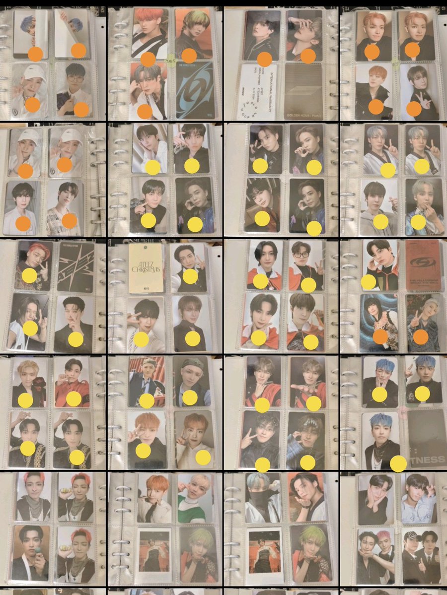 joongxygen's tweet photo. WTS ATEEZ VARIOUS PC
🟠rm3
🟡rm5
🟢rm10
🟣rm15
🔴rm20
price excl local postage
can buy loose
fcfc
#pasarateez https://t.co/1xRegtIfZQ