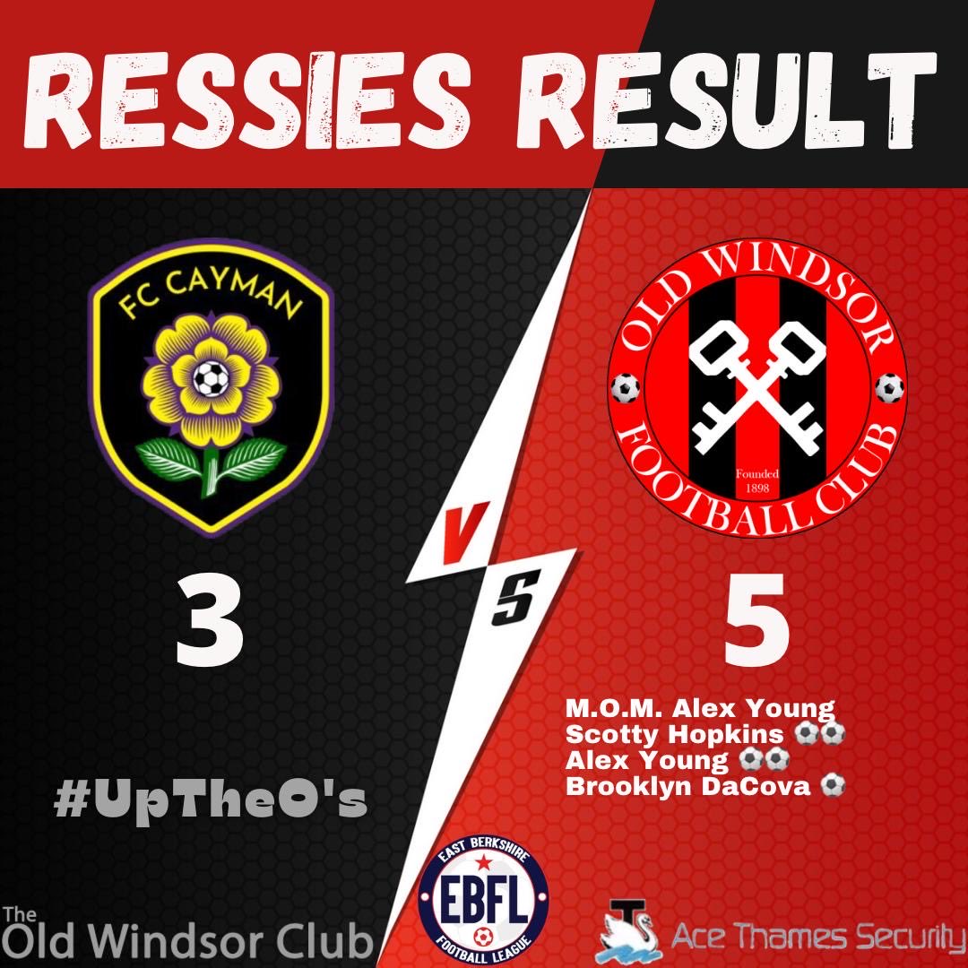 OldWindsorFC's tweet photo. 3 points for the first team, while the ressies progress in the B&amp;B cup
#UpTheOss 🔴⚫️ https://t.co/XJ9i1yxrmp