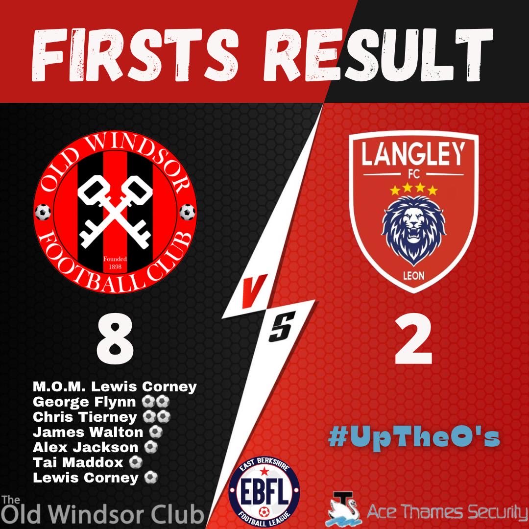 OldWindsorFC's tweet photo. 3 points for the first team, while the ressies progress in the B&amp;B cup
#UpTheOss 🔴⚫️ https://t.co/XJ9i1yxrmp