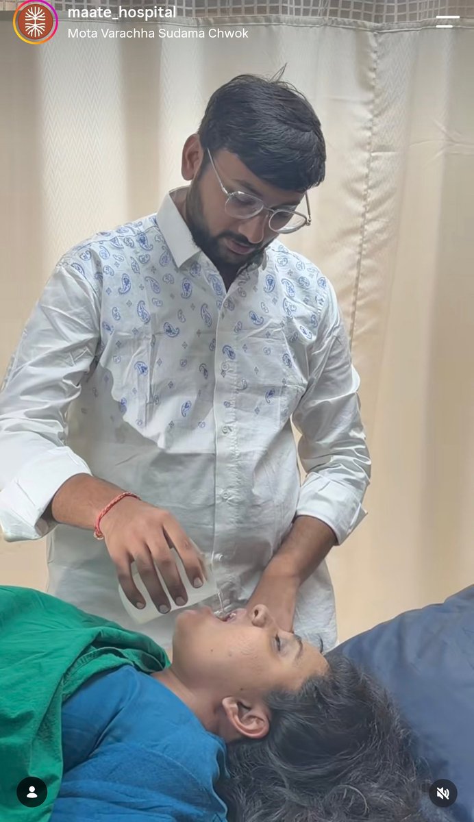 theliverdoc's tweet photo. A lot of people have been voicing concerns about the homeopathy practitioner treating ICU patients. 

Please note, a homeopathy practitioner inside the ICU or anywhere inside a real hospital is not a doctor. 

It's Homeopathywale or Homeopathywali.

Ms. Kalapana Savani the Homeopath who has been performing procedures inside an ICU, assisting high risk pregancies, giving new born care to high risk neonates has not been investigated, nor an official statement given from the Maate Hospital. 

Not only is this hospital is in violation of multiple patient safety terms and conditions, including allowing a Homepath to enter a high risk procedures OT, treat critically ill ICU patients, the so-called OBGyn Dr. Vishal Savani is also allowing a bystander to pour liquids into a woman's mouth while she is in labour without foreseeing severe lung aspiration dangers and also posing with new borns upside down and endangering their lives. 

Why is this hospital allowed to function? 

The great National Medical Comission was salivating and coming at me rabidly for "professional misconduct" when Ayurveda and Homeopathy Councils made frivolous complaints against me for calling them pseudoscientific. 
https://t.co/jetYDBYxUX
Are you sleeping on this now your Highnesses? 

Are the new @NMC_BHARAT rules only for ethical conduct only for competent doctors who do their duties properly and not for doctor-quacks like these can do anything they want? Do your job wastrels!

Maate Hospital: Dr. Vishal Savani 092271 55277 (publicly available contact)
https://t.co/xkQYlYRRYj