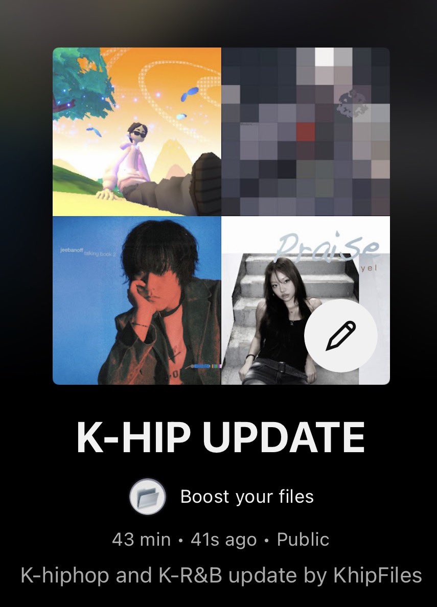 KHipFiles's tweet photo. [🎧] K-HIP UPDATE PLAYLIST
อัพเดตเพลง Khiphop และ KRnB ใหม���ๆกันได้ใน playlist นี้เลยค่า 🤍

🔗https://t.co/549iZHNshZ

#เคฮิปplaylist https://t.co/bWOdRzICSP